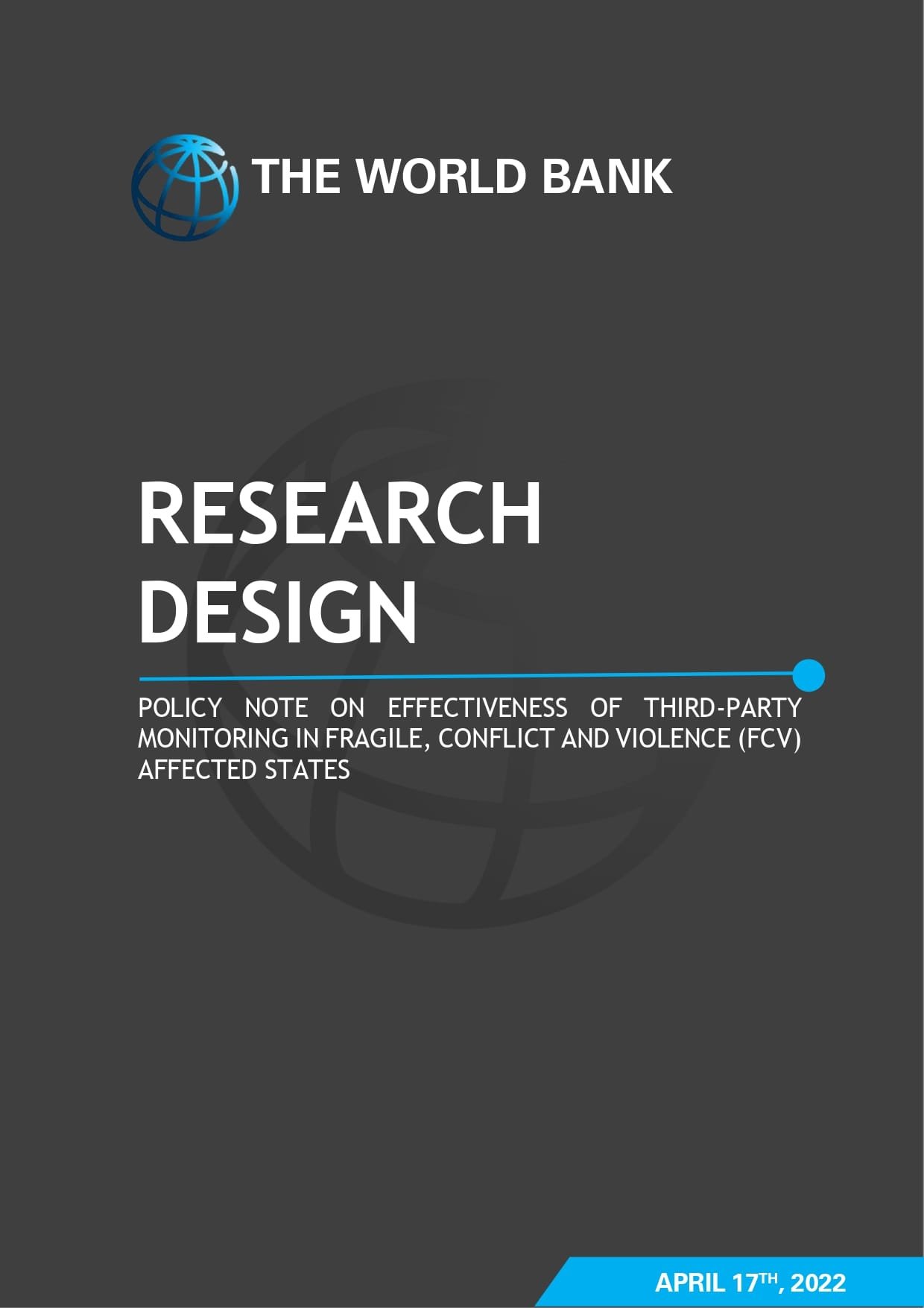 Report on Third-Party Monitoring in FCV affected States