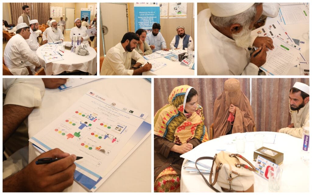 Collage of images for UNDP program activities