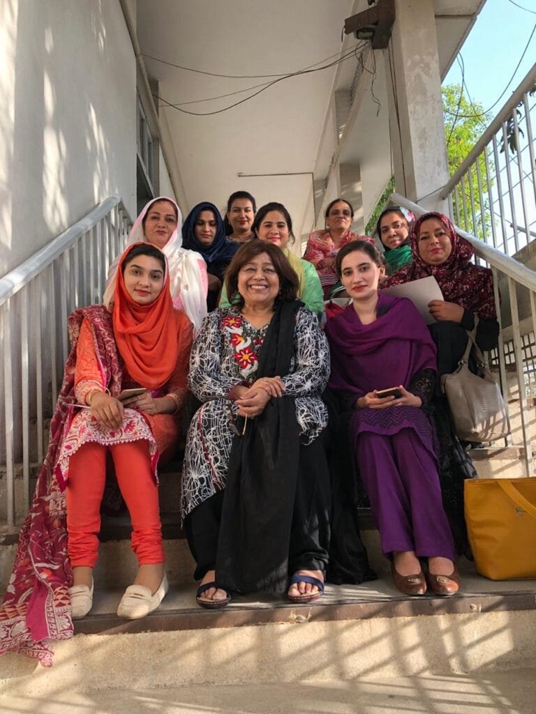 Program participants of WaterAid project - Menstrual Health Hygeine