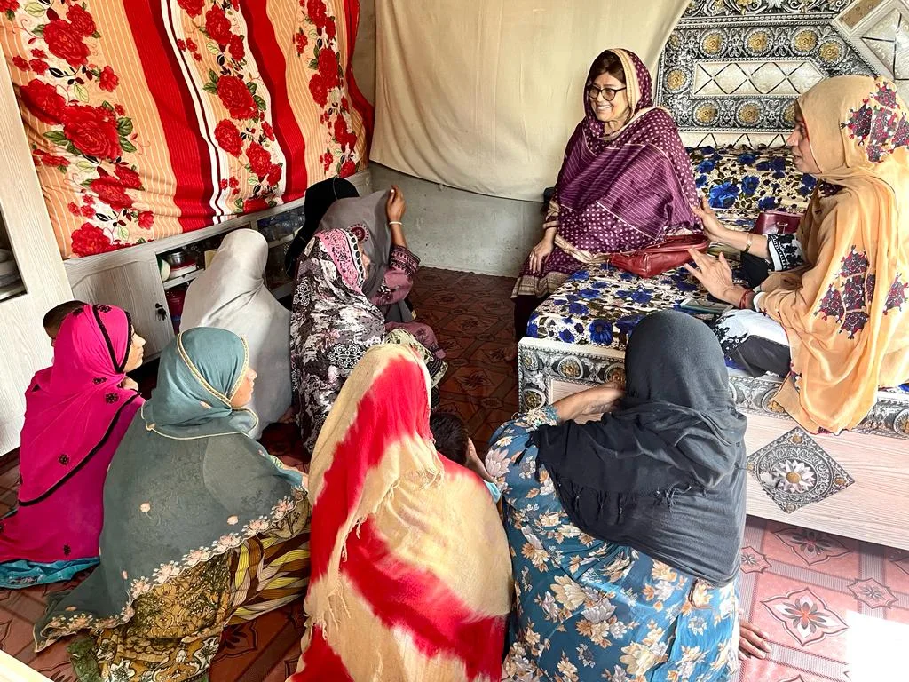 Empowering session held by Shahnaz Kapadia for Gwadar Lasbela Livelihood Support Program